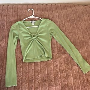 RSQ, long sleeve green top from Tilly’s